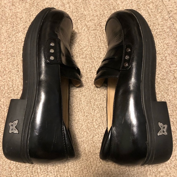 Patent leather Alegria penny loafers - Picture 3 of 11